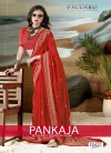 Pankaja By Vallabhi Moss Georgette With Abstract Print Saree Wholesale Online